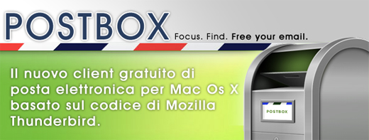 POSTBOX: avanzato client di posta elettronica per Mac Os, Windows Xp e Vista Postbox