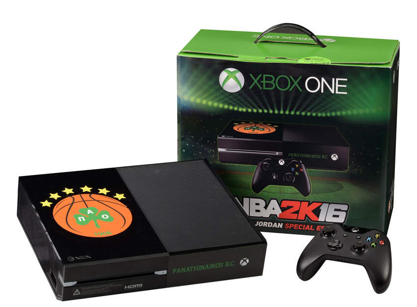 Παρουσιάστηκε το Xbox One Panathinaikos BC Limited Edition Bundle NBA 2K16 SE Xbox-one-pao-2_wzy7