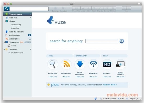 برنامج Azureus Vuze 4.2.0.8 لتحميل ملفات التورنت Azureus-286-1