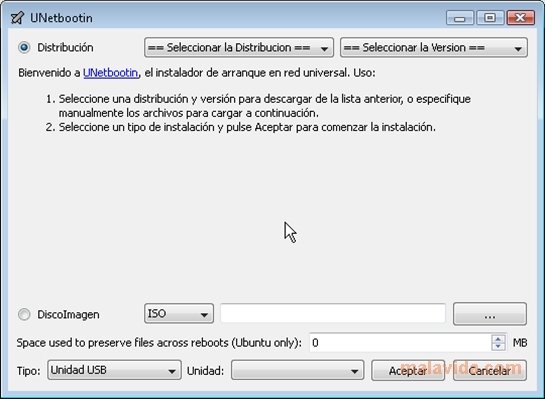 instalar ubuntu 12.04 LTS Unetbootin-6454-1