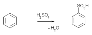  البنزين  Benzenesulfonation