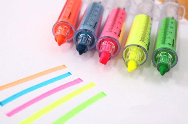 ملف كل ما يخص الطفل من الادوات المدرسية  Syringe-highlighter-pen-syringe-highlight