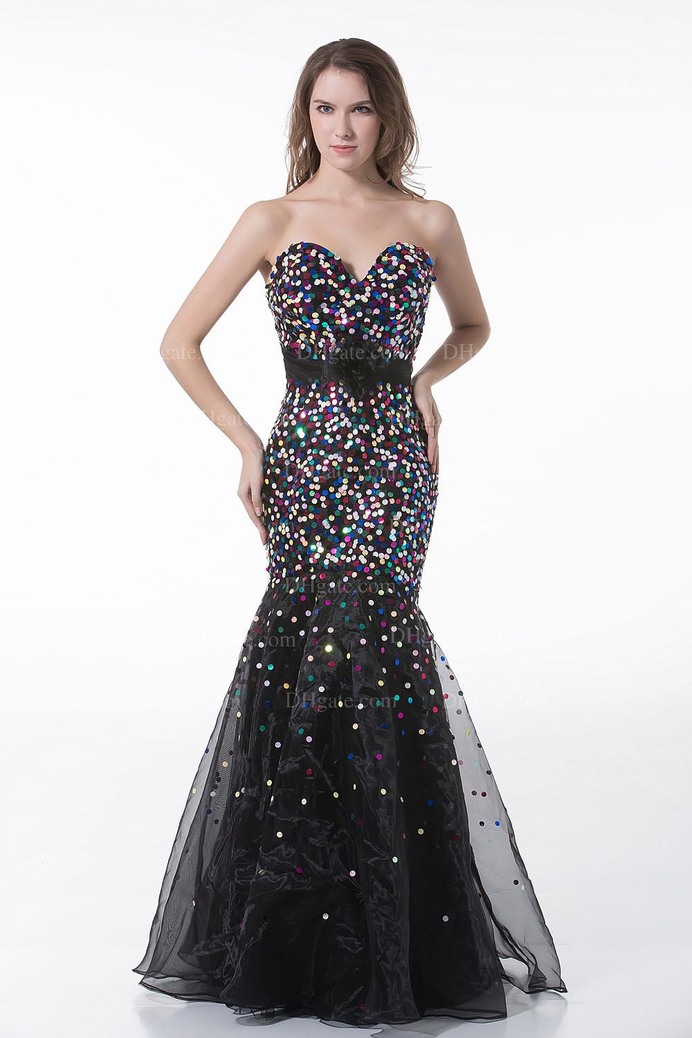 UPDATE ĐẦM DẠ HỘI (EVENING GOWN) ĐẸP - Page 2 2013-black-sweetheart-mermaid-evening-gowns