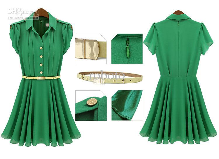 summer style 2013-women-s-dress-with-sashes-summer-clothes