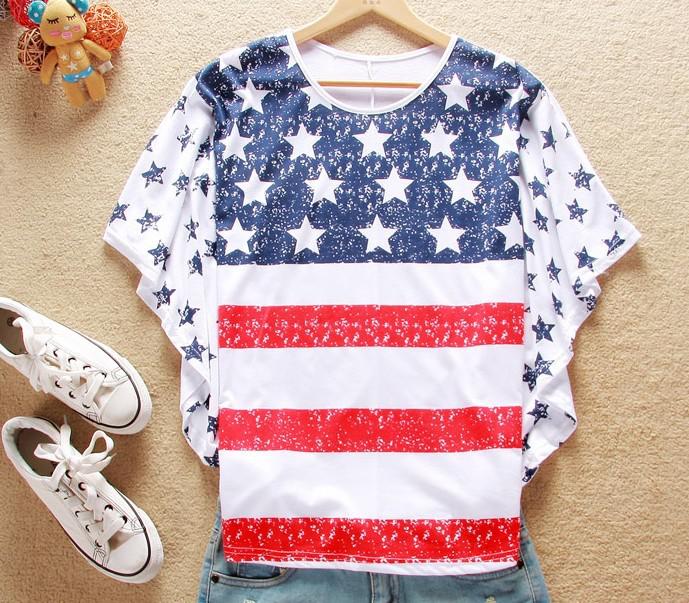 Fashion Girl London Hot-stylish-fashion-girl-women-usa-flag-t