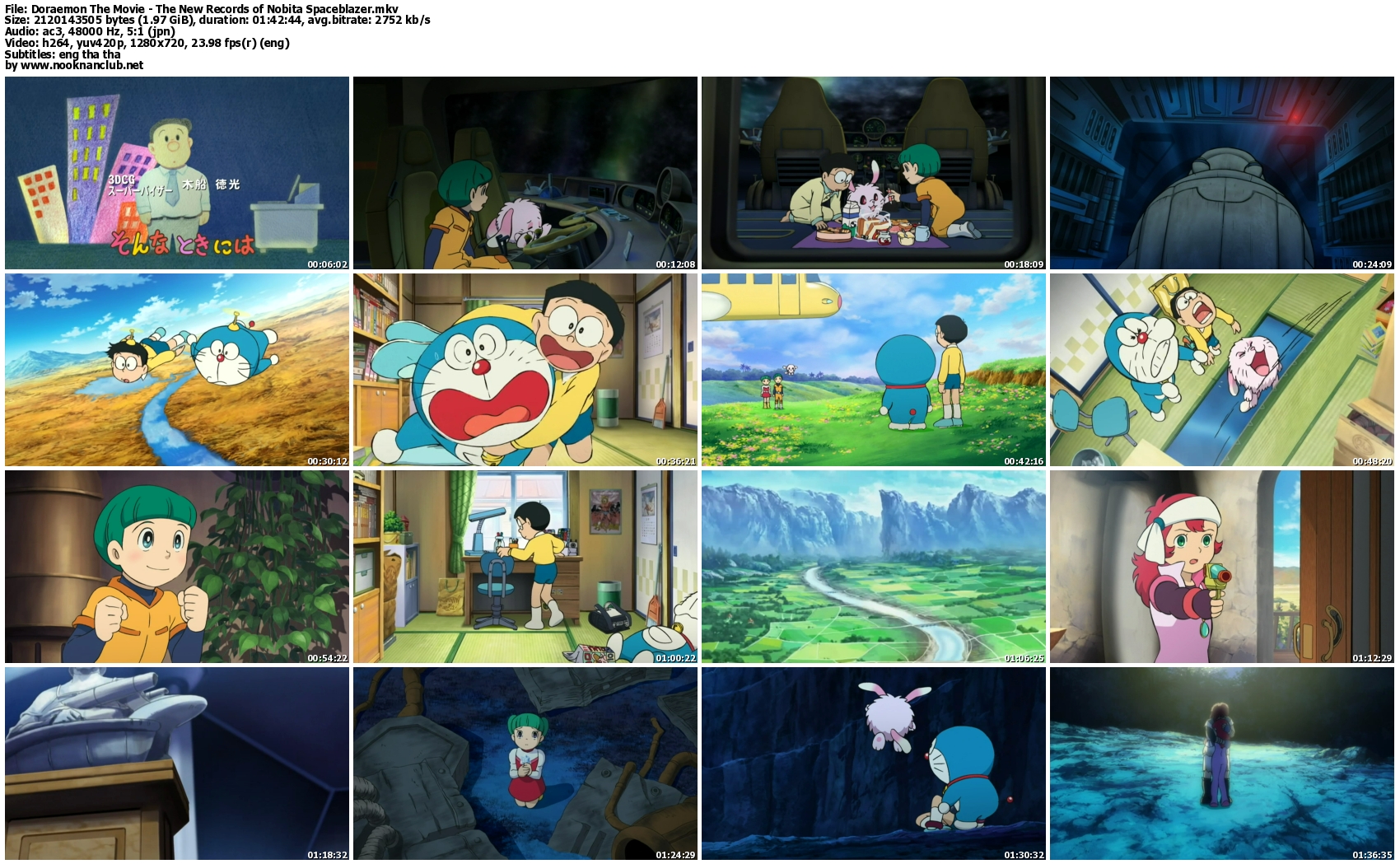 [Mini-HD] Doraemon The Movie : โนบิตะนักบุกเบิกอวกาศ [2009][720p][พากษ์:ญี่ปุ่น][ซับ:ไทย/Eng] Doraemonthemoviethenewrecordsofnobitaspaceblazer_s