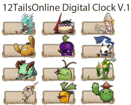 [Win 7] นาฬิกา 12 หาง - 12Tails Digital Clock V.1 D4cl3