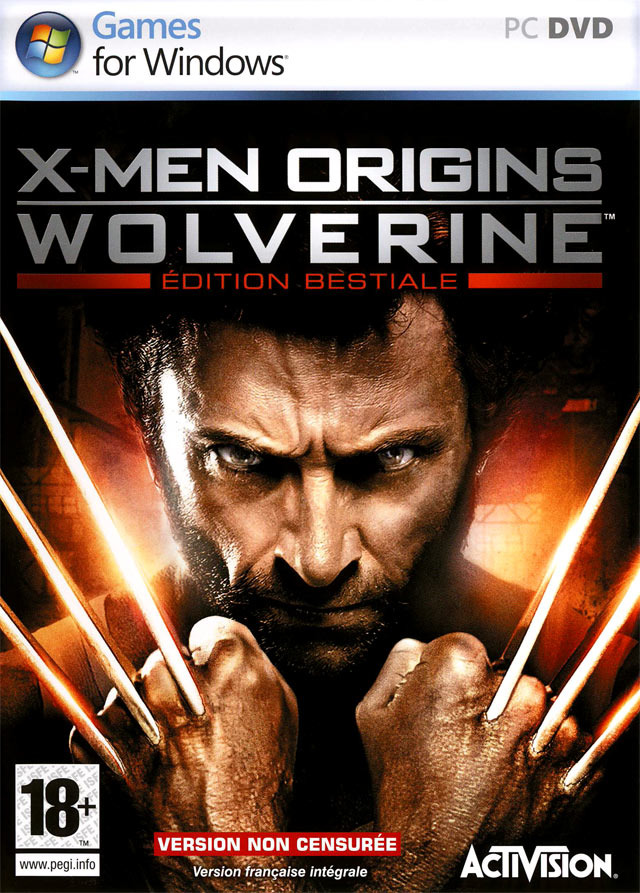X-Men Origins : Wolverine [PC] [UL-DF]  Jaquette-x-men-origins-wolverine-pc-cover-avant-g