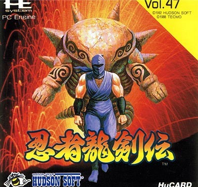 PC Engine - Parlons jeux et plus si affinité - Page 5 Jaquette-ninja-gaiden-turbografx-pc-engine-cover-avant-g