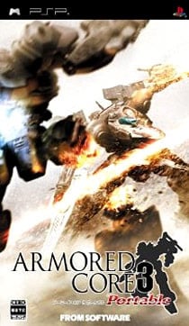 Armored Core 3 Portable sur psp Jaquette-armored-core-3-portable-playstation-portable-psp-cover-avant-g