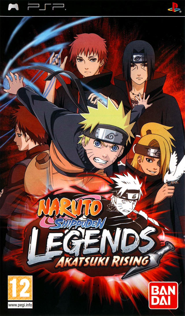 حصريا اللعبة الرائعة بجزئها الاول Naruto Shippuden : Legends Akatsuki Rising PSP على رابط واحد فقط Jaquette-naruto-shippuden-legends-akatsuki-rising-playstation-portable-psp-cover-avant-g