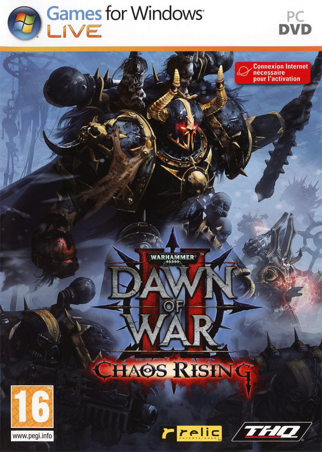 ¦¦¤ مركـز نقاش ¦¦Strategy Games¦|«العـ119دد »|¦|¤~ العاب جديدة~¤¦¦ Jaquette-warhammer-40-000-dawn-of-war-ii-chaos-rising-pc-cover-avant-g