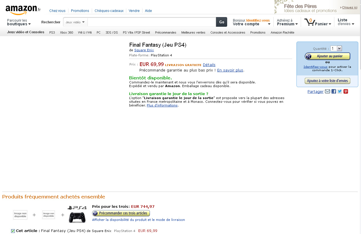 Final Fantasy sur PlayStation 4 listé sur Amazon.fr 1370791842-final-fantasy-ps4