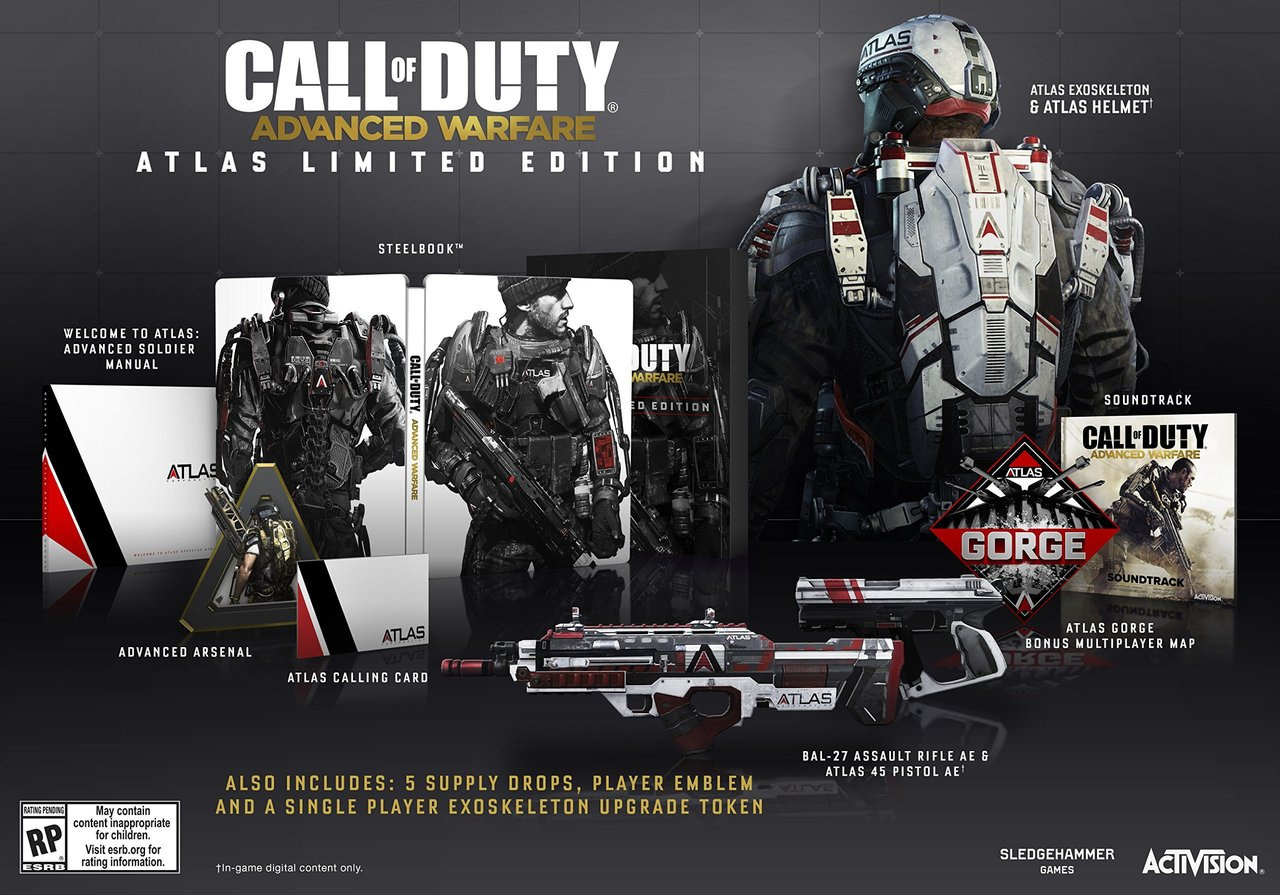 Call of Duty : Advanced Warfare présente ses éditions collectors et une nouvelle bande annonce. 1406662461-atlas-limited-edition