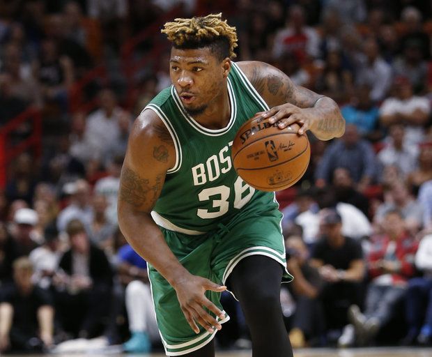 Without Isaiah Thomas, Marcus Smart and Jaylen Brown taking advantage of opportunities for Boston Celtics 21611218-mmmain