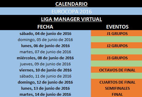 Calendario Eurocopa 3e78de4671084b5f8f3708fc4eb3512e