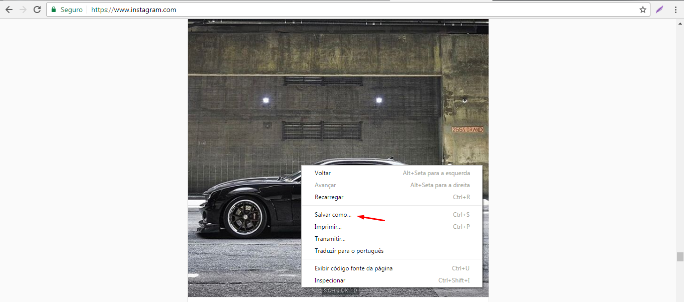 Como salvar uma imagem do Instagram pelo computador [Funciona em todos os sites] 409c52394c814b29a7ed4efa565dec43
