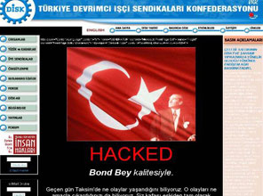 DİSK'in sitesi hacklendi 87740