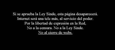 Las web que vulneren derechos de autor podrán ser cerradas desde hoy en España: Ley Sinde 1292766426876sindedn