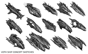 Designing the Voth's Ships 76b38ca599dd4577a29b807e0edd47c21381866025