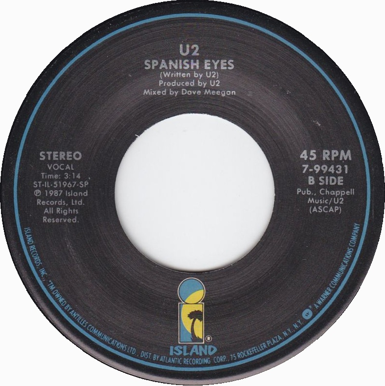 Spanish Eyes :Del Olvido a B Side U2-spanish-eyes-island-4