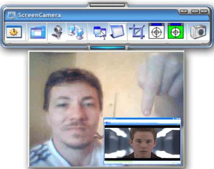 برنامج  ScreenCamera 1.7.3.00 و أنظر إلى صورة البرنامج Screencamera