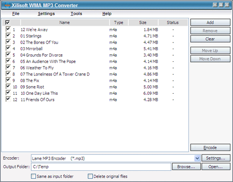 لتحميل برنامج Xilisoft WMA MP3 Converter 2.1.69.1205 إضغط هنا وأنظر إلى صورة البرنامج Xilisoft_wma_mp3_converter