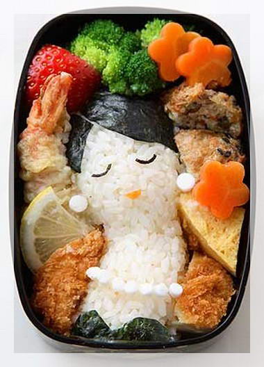 زينة اطباق جميلة بلمسة يابانية Food9