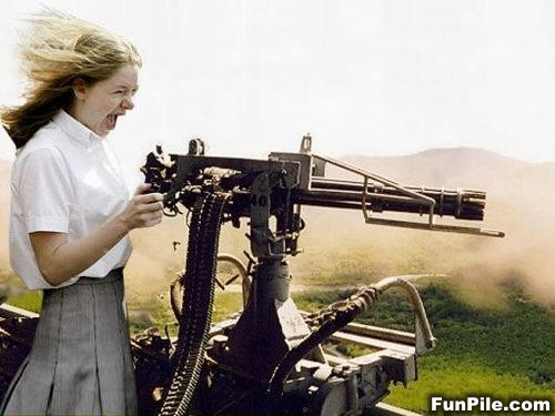 حبة حجات غريبة بس اكيد حتعجبكوم اوى Minigun