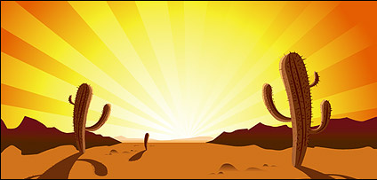 [DESIGN] Portfolio de Tusman - Page 40 Cactus_in_desert_sunrise_281