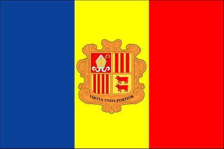 Benvingut a Andorra La Vella Andorra-flag