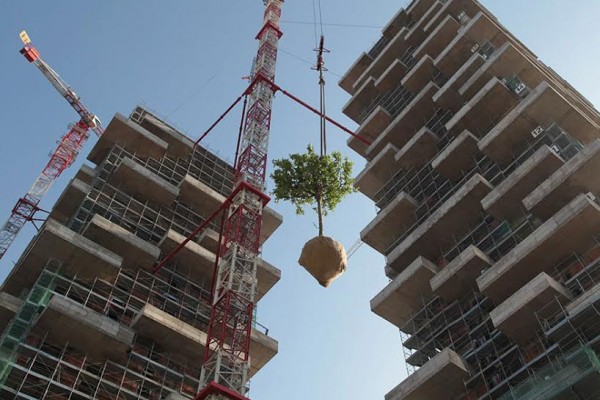 إيطالي يبني برجاً سكنياً تغطيه الأشجار بالكامل 3910513510