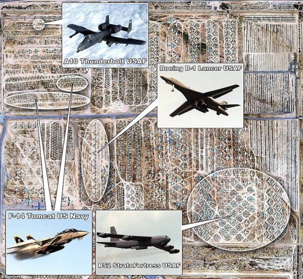 أكبر مقبرة للطائرات في صحراء توسون بولاية أريزونا الاميركية   9998547911