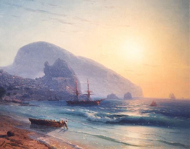 Sea scape Ivan Konstantinovich Aivazovsky Artwork_images_12_73905_ivankonstantinovich-aivazovsky