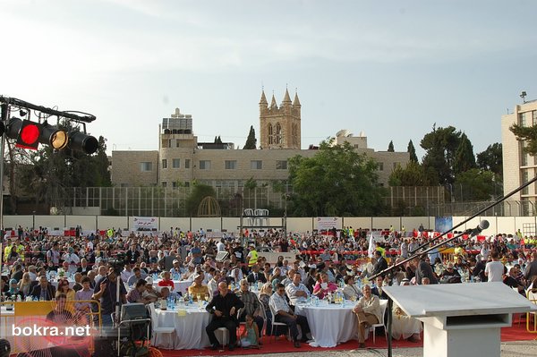 القدس تدخل موسوعة" غينتس" بأكبر مائدة "طبيعة" DSC_0920