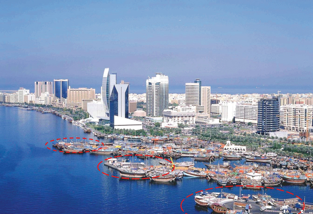 دبي تبدأ تنفيذ مشروع “مدينة علاء الدين” وسط خور دبي  19983628