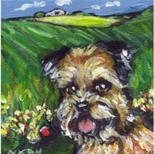 Stickers Border Terrier 18973472v1_225x225_Front_padToSquare-true