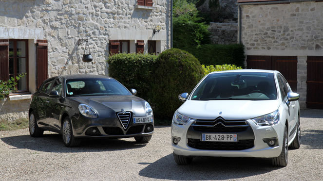 Actualités contructeurs Européen S1-Citroen-DS4-vs-Alfa-Romeo-Giulietta-tenue-correcte-exigee-230938