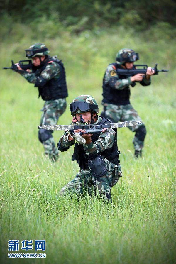 تدريبات عناصر وحدة "كوبرا" الصينية 001372acd7e31557dce315