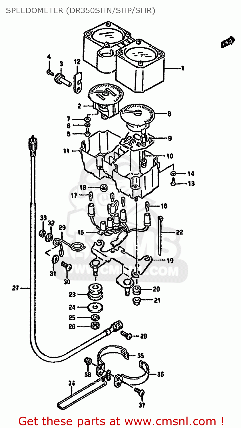 Alleggerendo e via Suzuki-dr350-1993-sp-speedometer-dr350shnshpshr_bigsue0043fig-21a_59b1