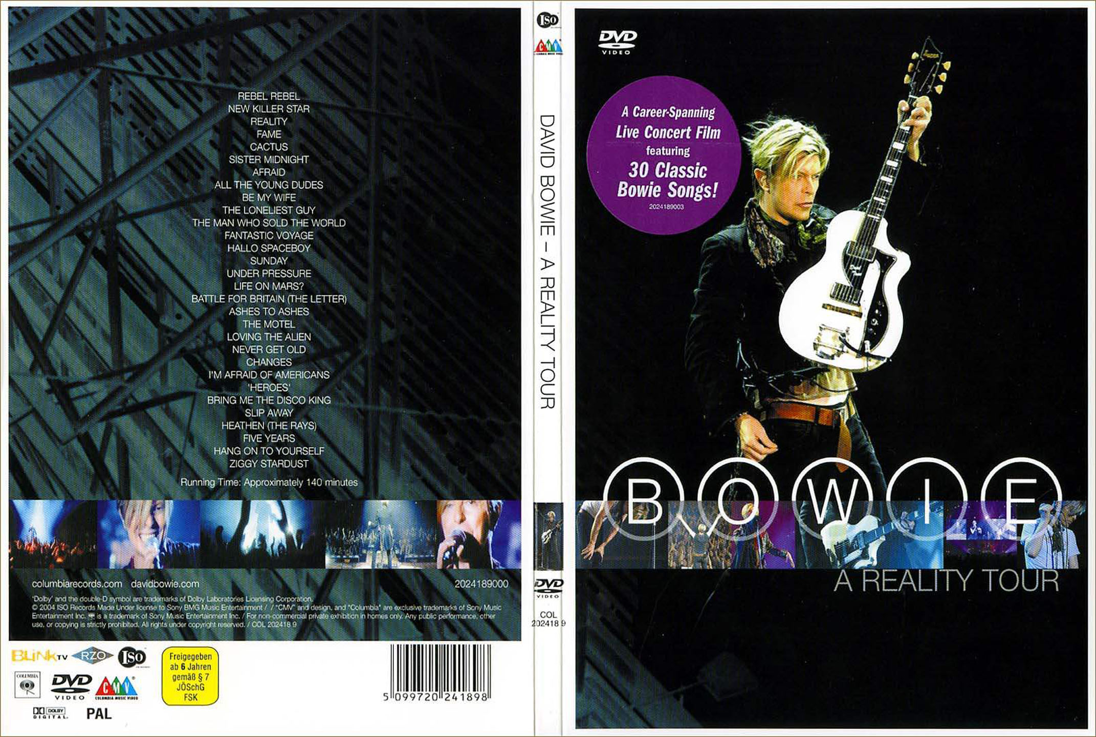 DAVID BOWIE A reality tour DVD David_Bowie-A_Reality_Tour_(DVD)-Caratula