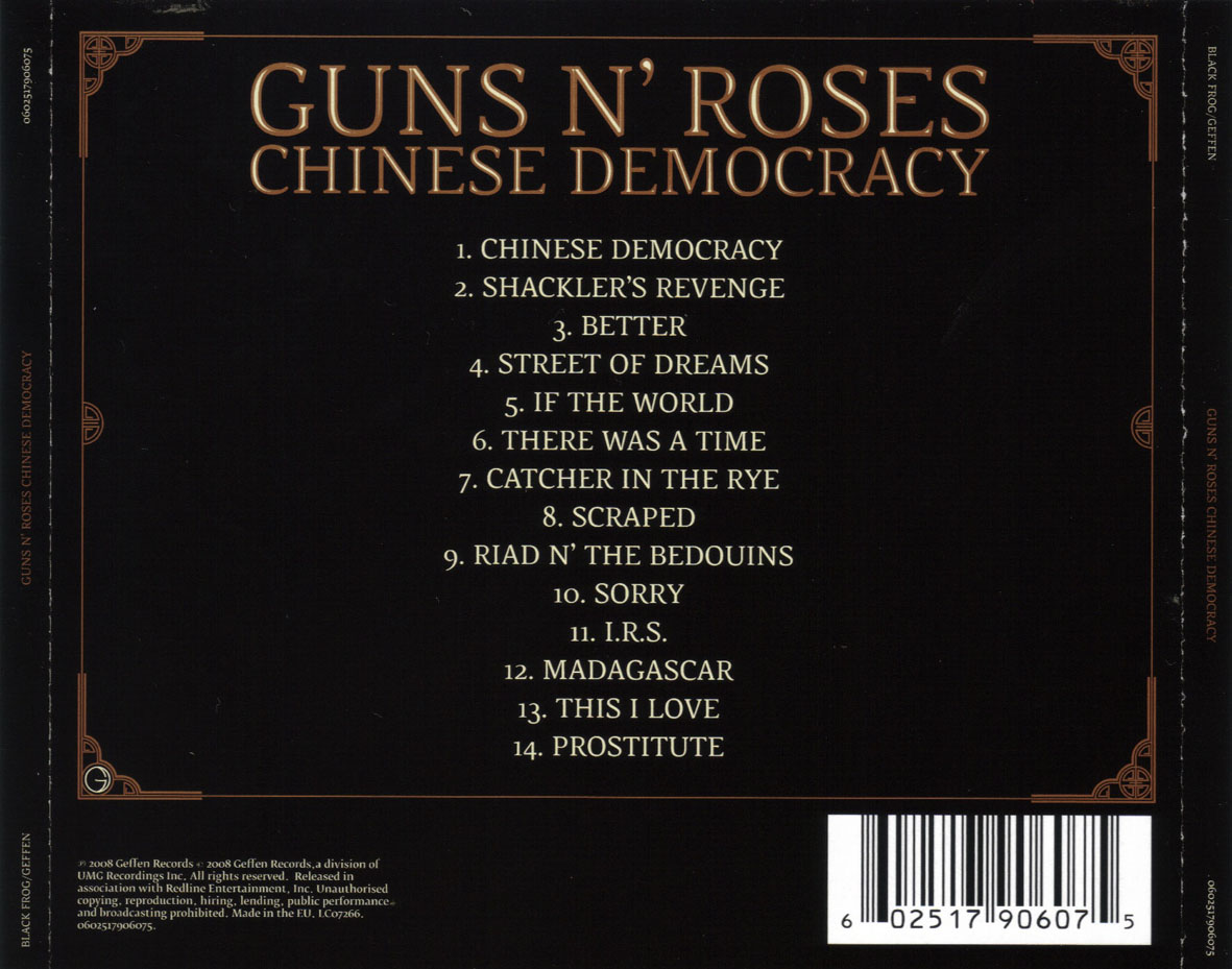 [2008] Disco Chinese Democracy Guns_N_Roses-Chinese_Democracy-Trasera