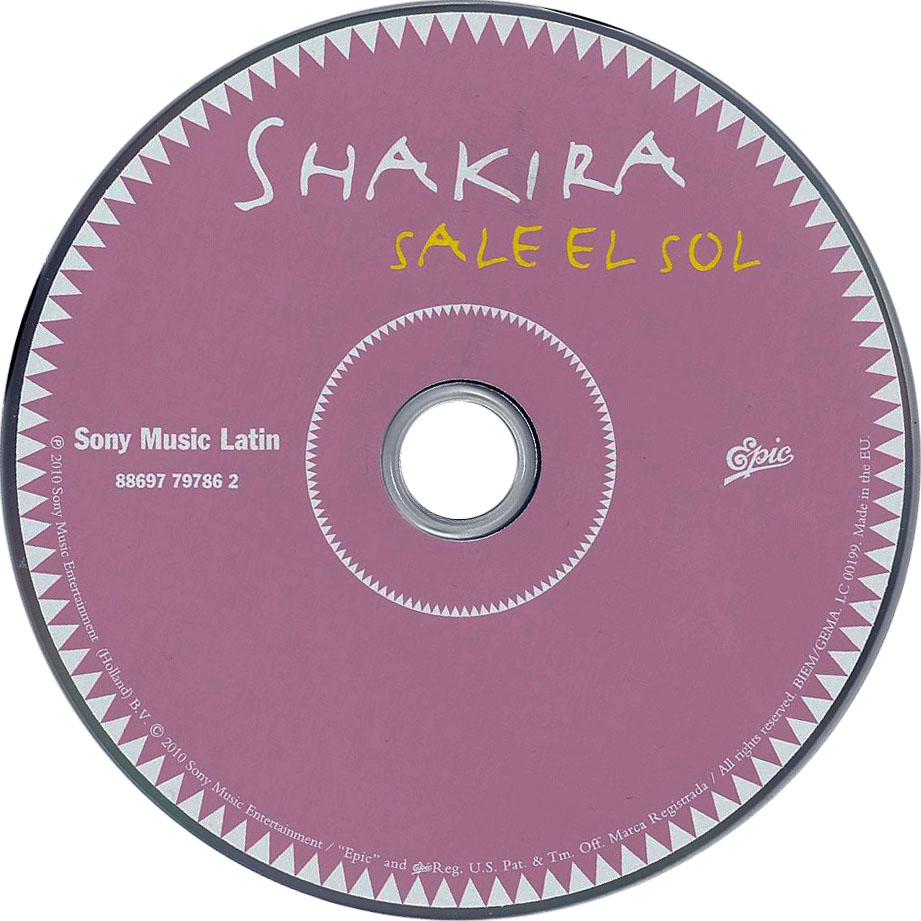 Shakira - Página 3 Shakira-Sale_El_Sol-CD