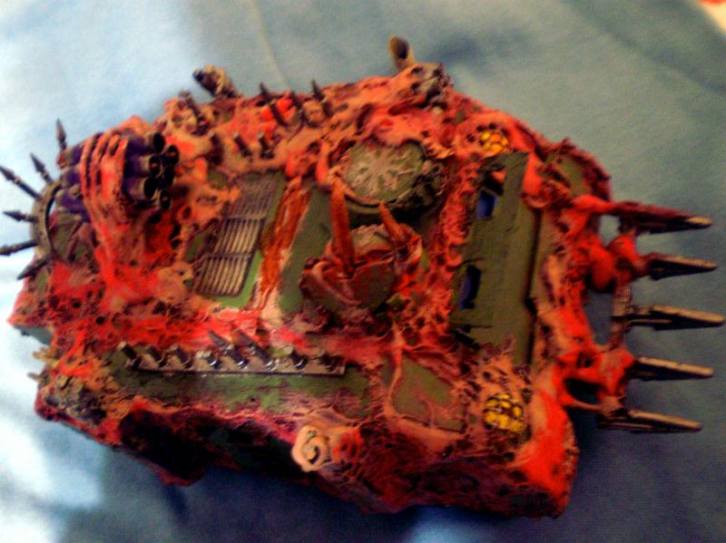 Chaos - Scratchbuild Nurgle Rhino ! 98463_md-Plas_Rhino_paint7