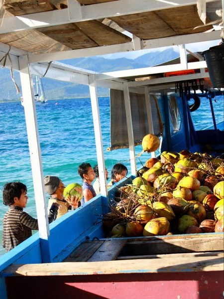 Gili Air, Pulau Asyik Tanpa Kendaraan Bermotor 182444_penjualkelapa