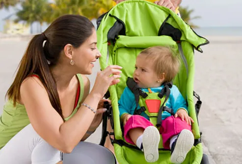 Baby Development - 12 Ways to Help Your Infant Learn & Grow slideshow S11-baby-in-stroller