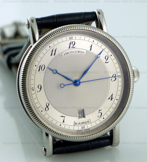 Choix montre Suisse classique aiguilles bleuies... 15600-1