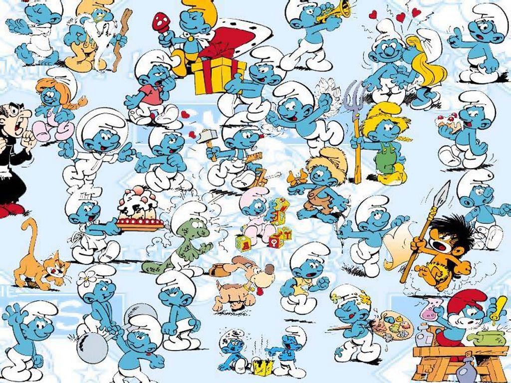 صور السنافر Smurfs-wallpaper-the-smurfs-251131_1024_768