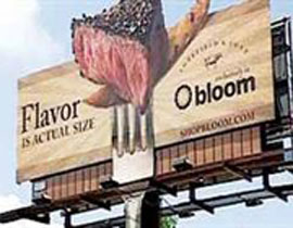 رائحة شواء شهية تنبعث من لافتة مطعم على الطريق السريع Flavored_advertising_1