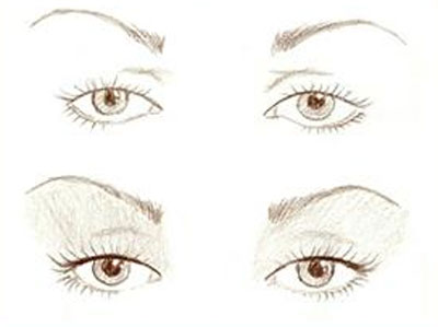 طريقة وضع مكياج العيون حسب شكل العين Eyes4